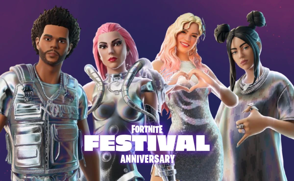 Canciones de aniversario del festival Fortnite Acceso gratuito
