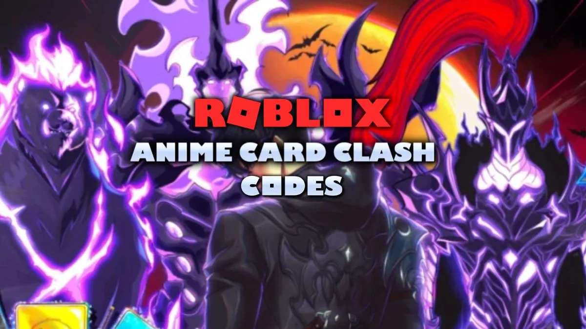 Códigos de choque de tarjetas de anime de Roblox