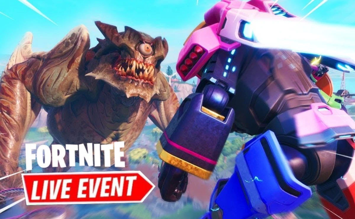Reproducción de eventos en vivo del Capítulo 1 de Fortnite