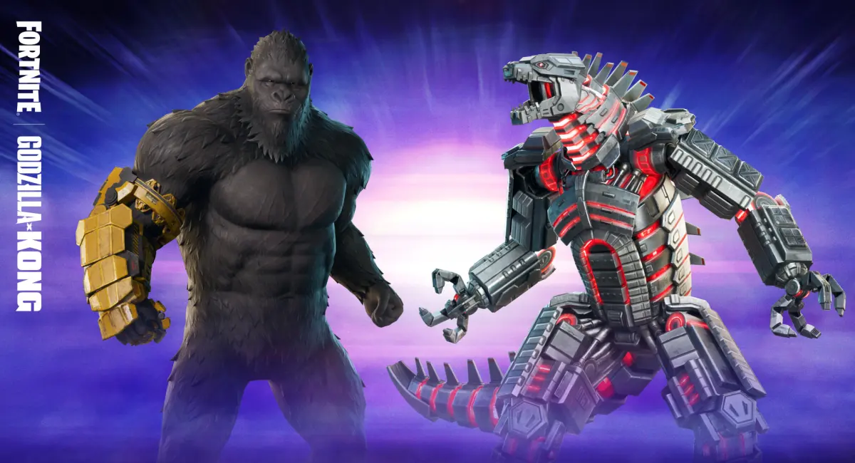 Fortnite Godzilla vs Kong Skins y fechas de lanzamiento