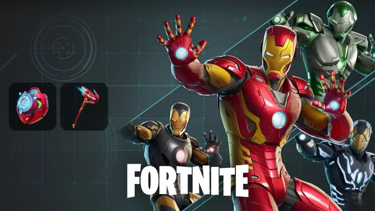 Fortnite personalizable Iron Man Skin Bundle