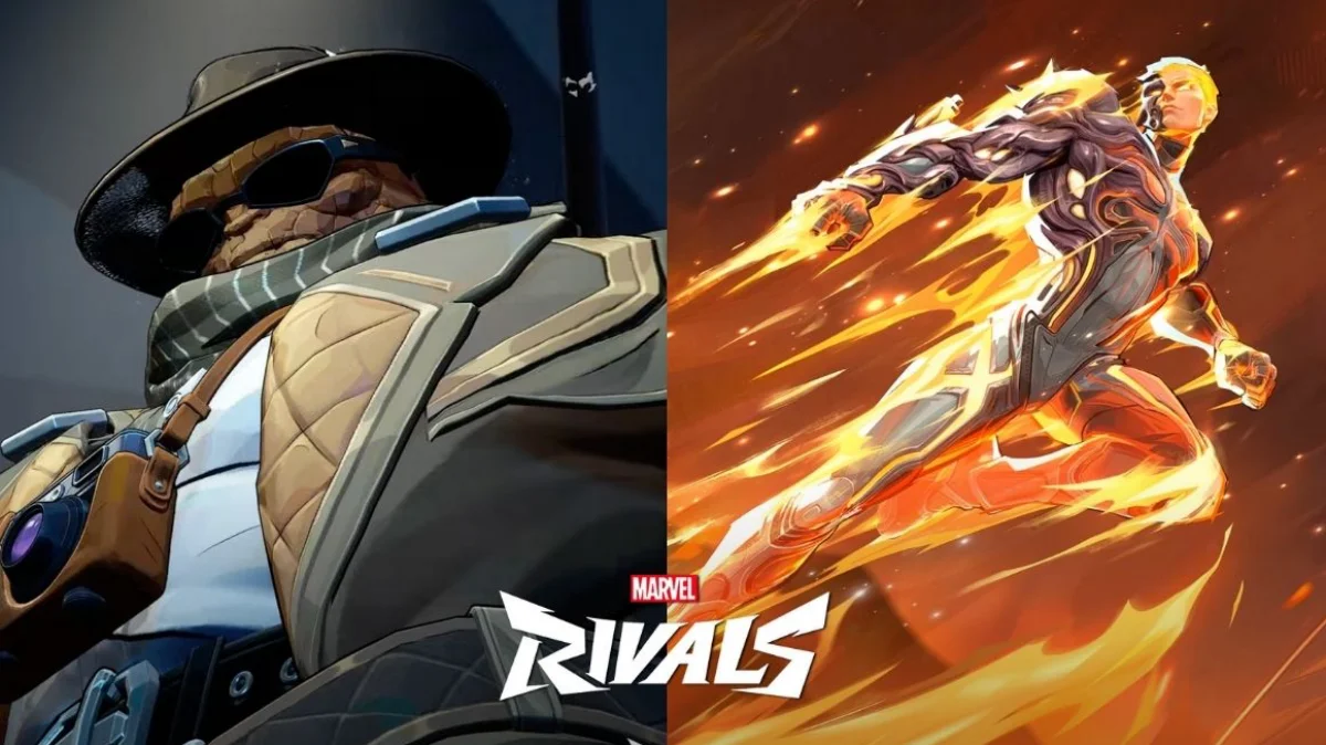 Marvel Rivals Gladiador de Zona Negativa de Torca Humana y la gabardina