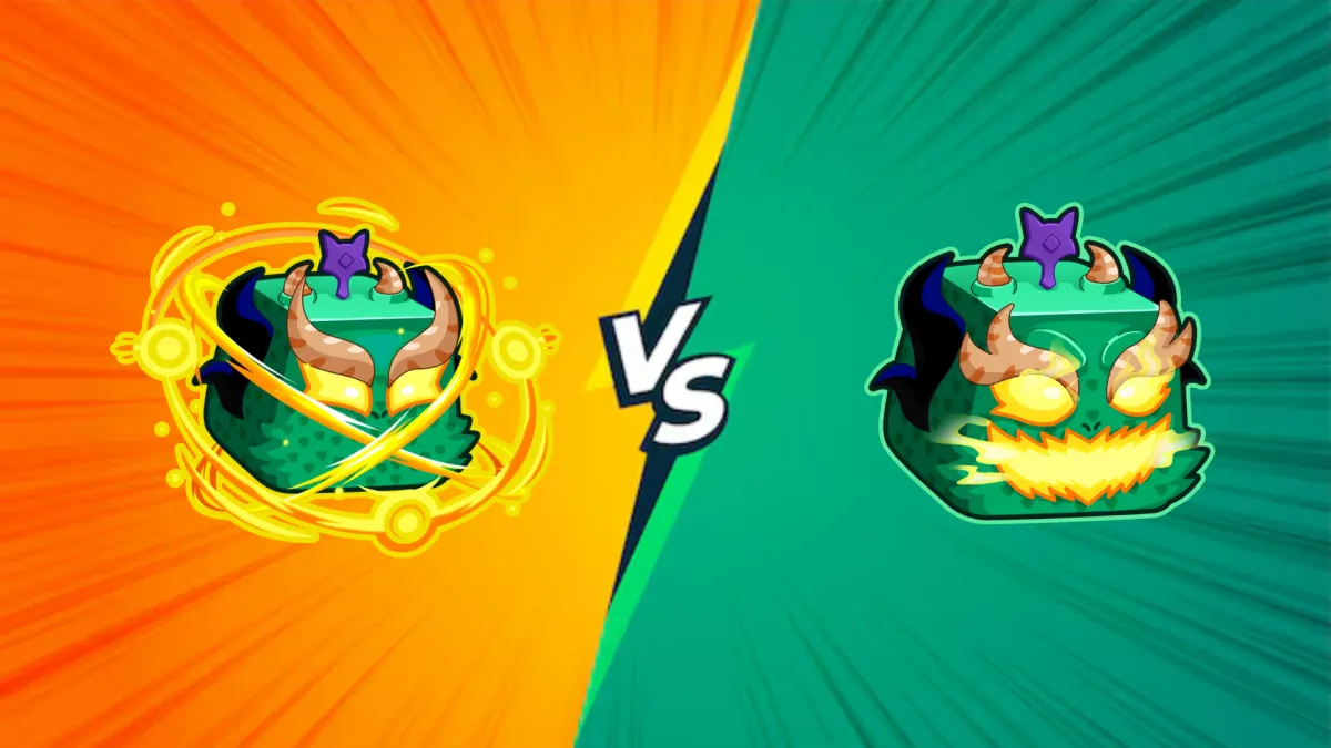 Dragón oriental vs dragón occidental en frutas Blox