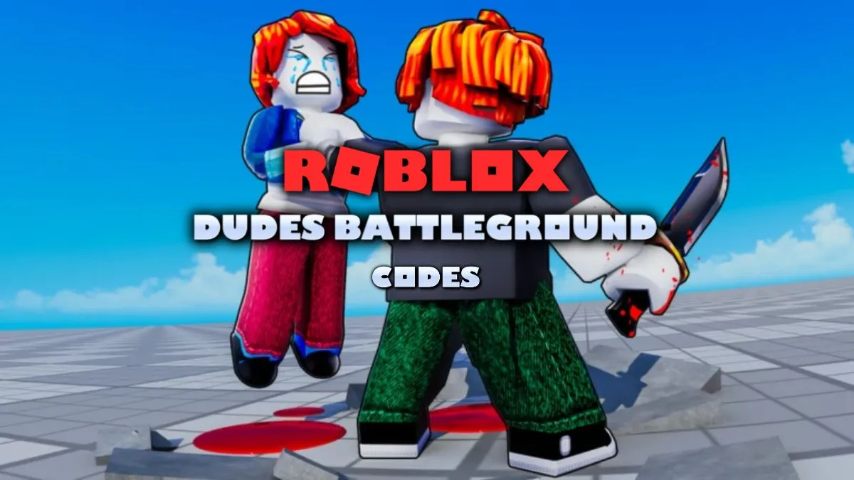 Códigos de campo de batalla de Roblox Dudes