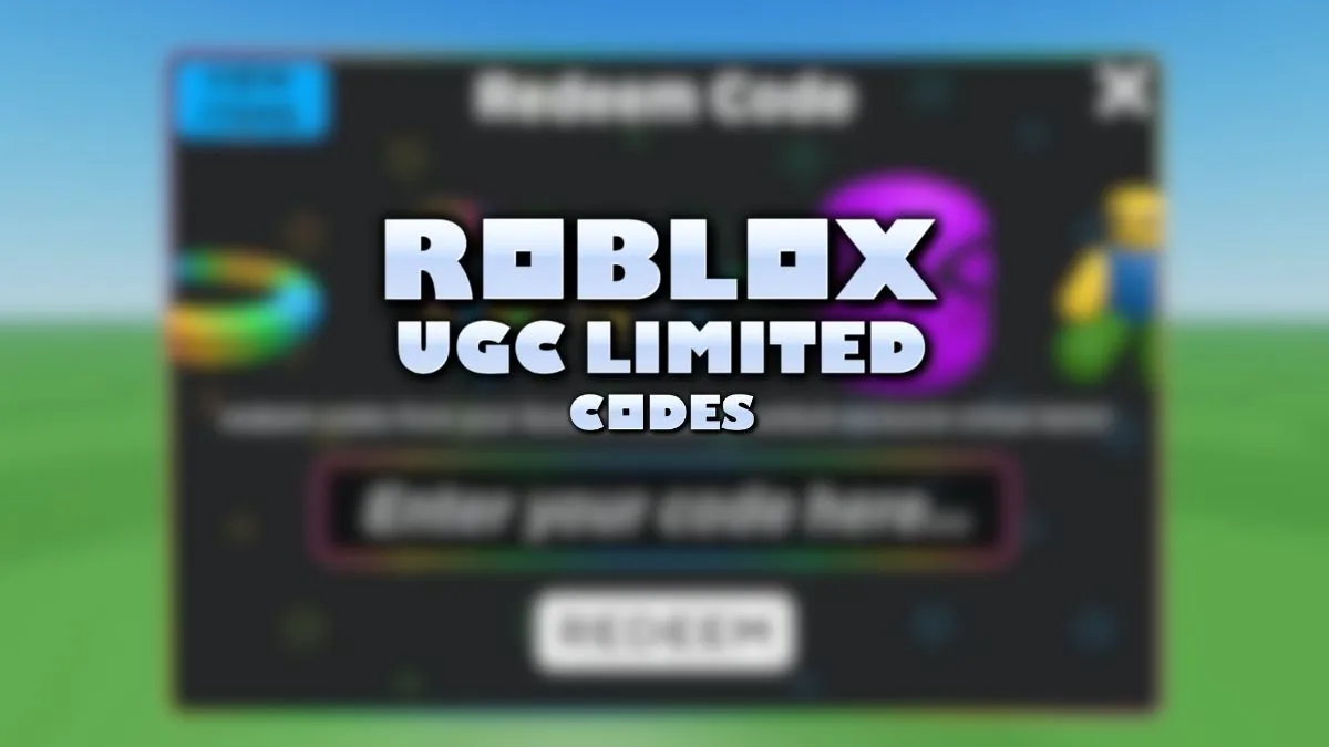 Códigos limitados de Roblox UGC