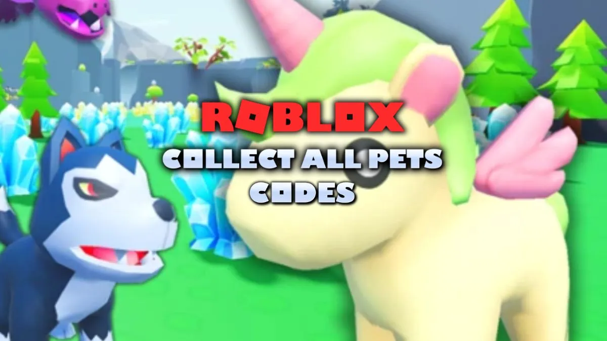 Roblox recoge todos los códigos de mascotas