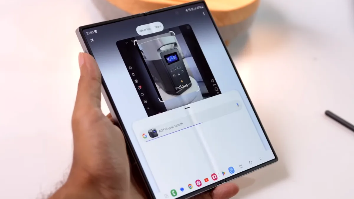 Samsung trabajando en un nuevo teléfono plegable con bisagra de 360 grados
