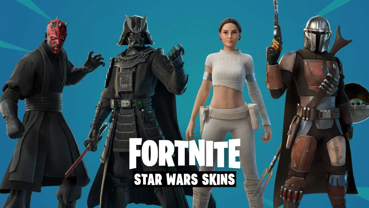 Cada piel de Star Wars en precios de Fortnite