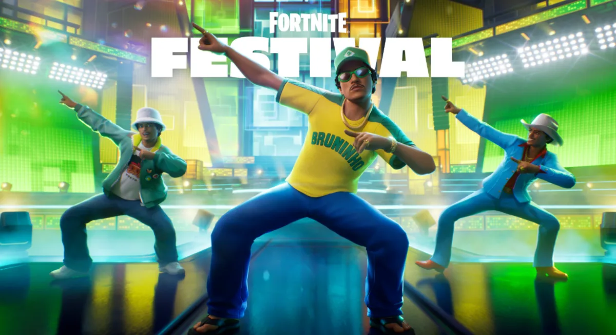 Todos los artículos de Bruno Mars en la temporada 9 del festival Fortnite