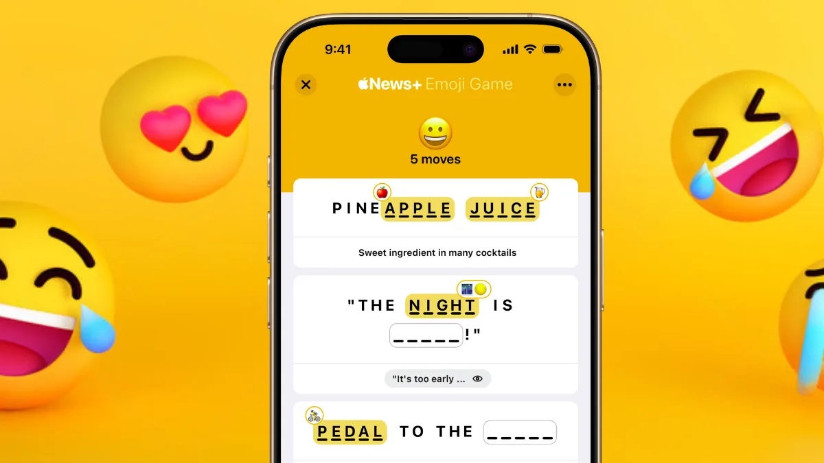 Apple presenta un nuevo juego de emoji para enfrentar a Wordle