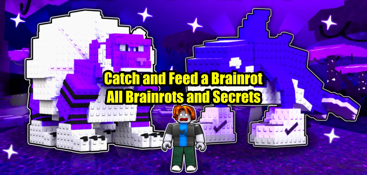Atrapa y alimenta a un Brainrot todos los Brainrot y Secretos