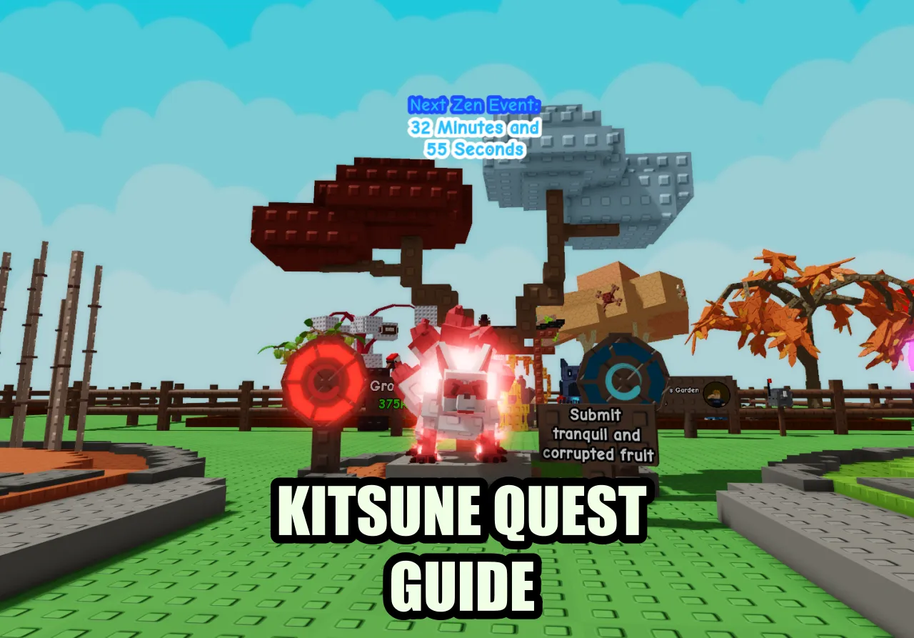 Guía de búsqueda de Kitsune Grow A Garden Kitsune