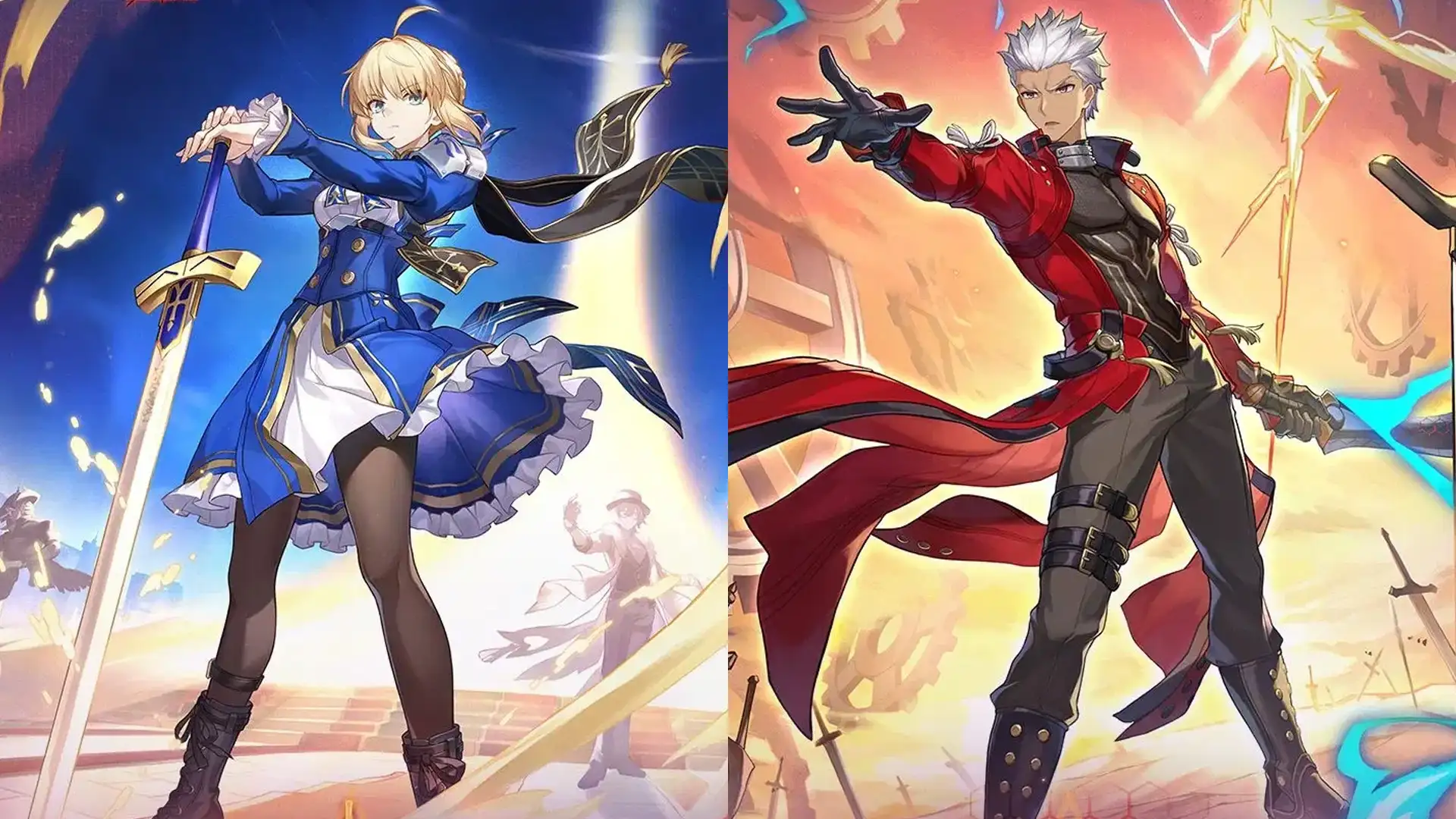 lanzamiento de Saber y Archer en Honkai Star Rail