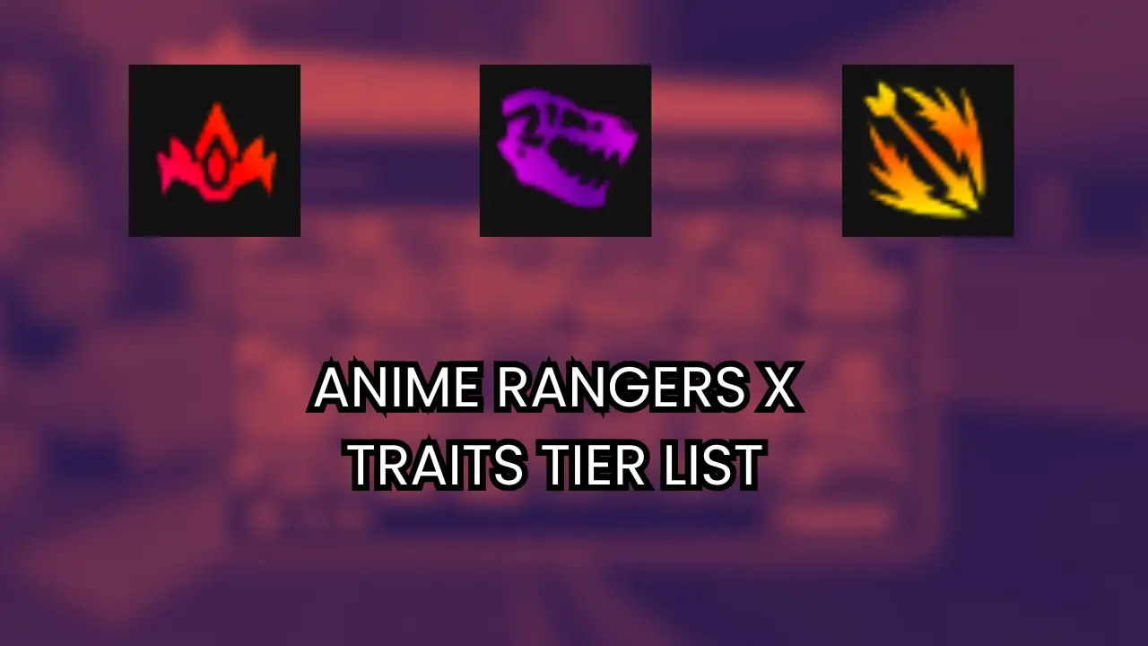 Lista de niveles de rasgos de anime rangers x