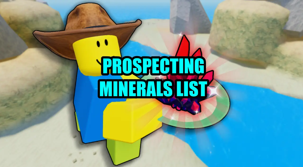Todos los minerales en la prospección