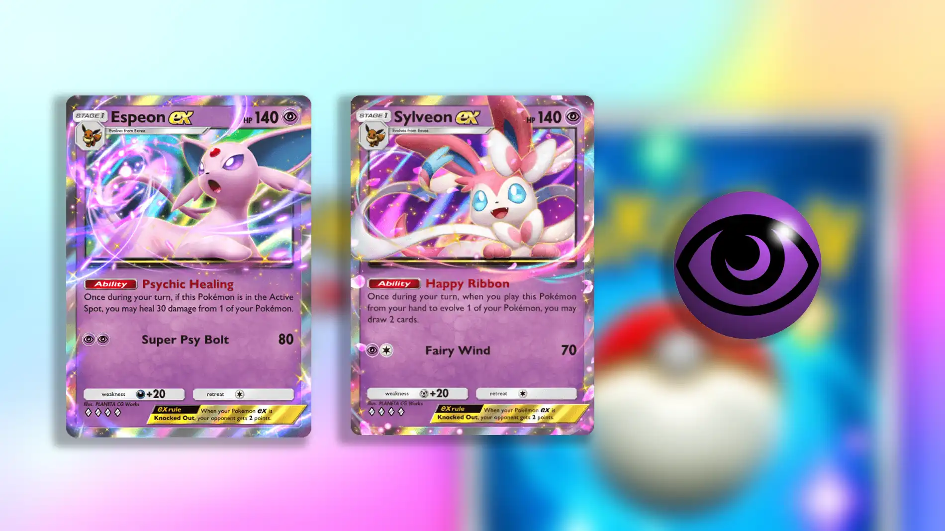 Espeon ex mazo Pokemon TCG