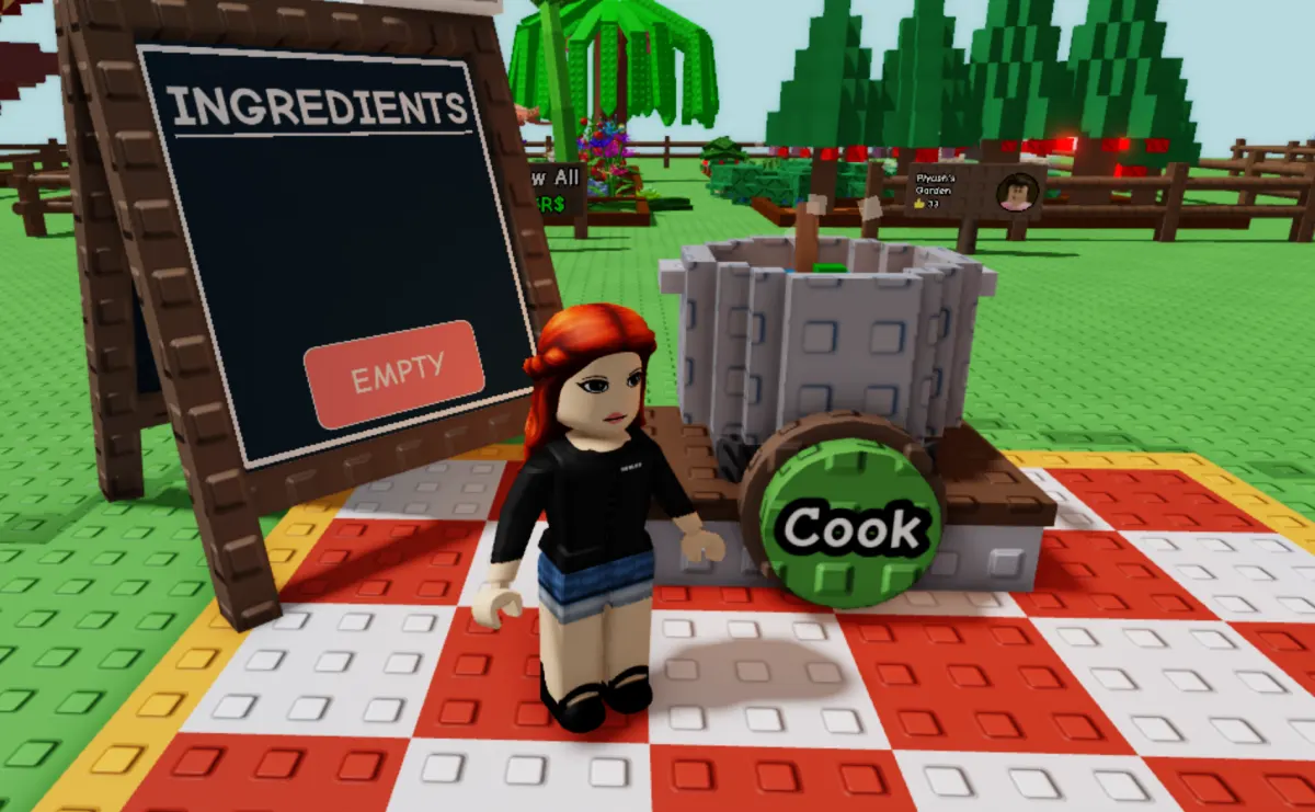 Recetas de cocción en Grow A Garden