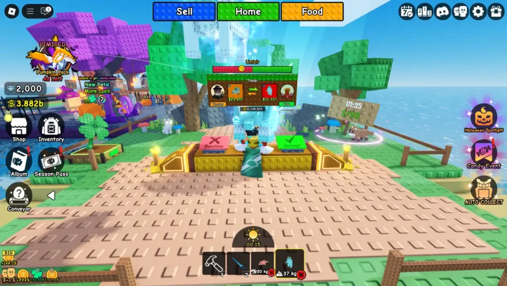 intercambiar mascotas en Build a Zoo