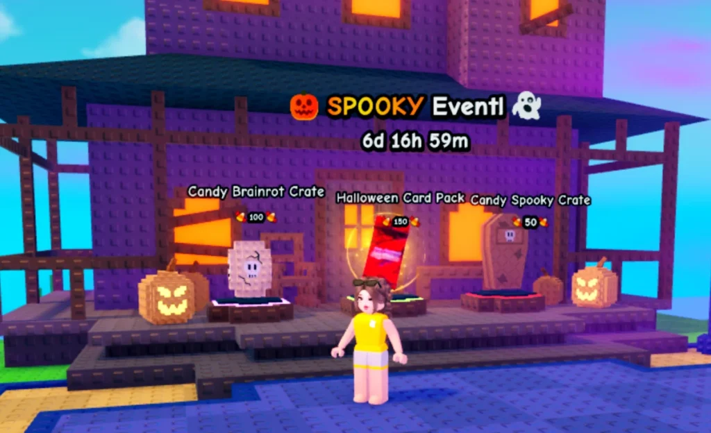 Evento espeluznante de Plants vs Brainrots