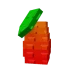 Mango cultiva un jardín