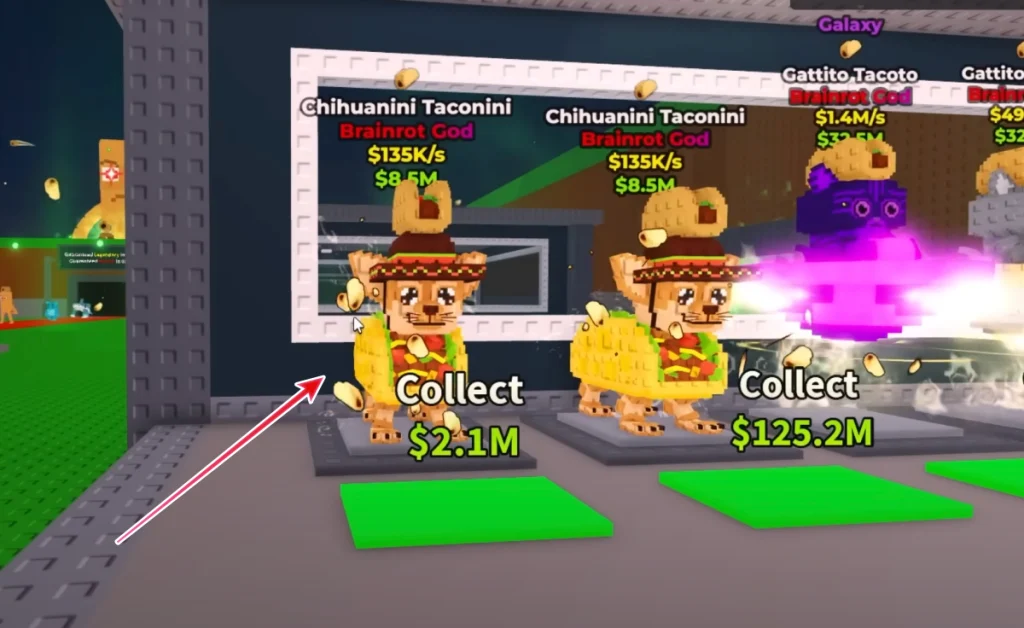 Taco Brainrots en Steal a Brainrots