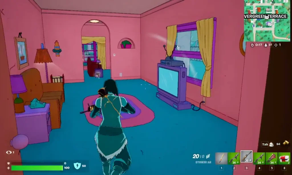 Misiones de mordaza ocultas de Los Simpson de Fortnite