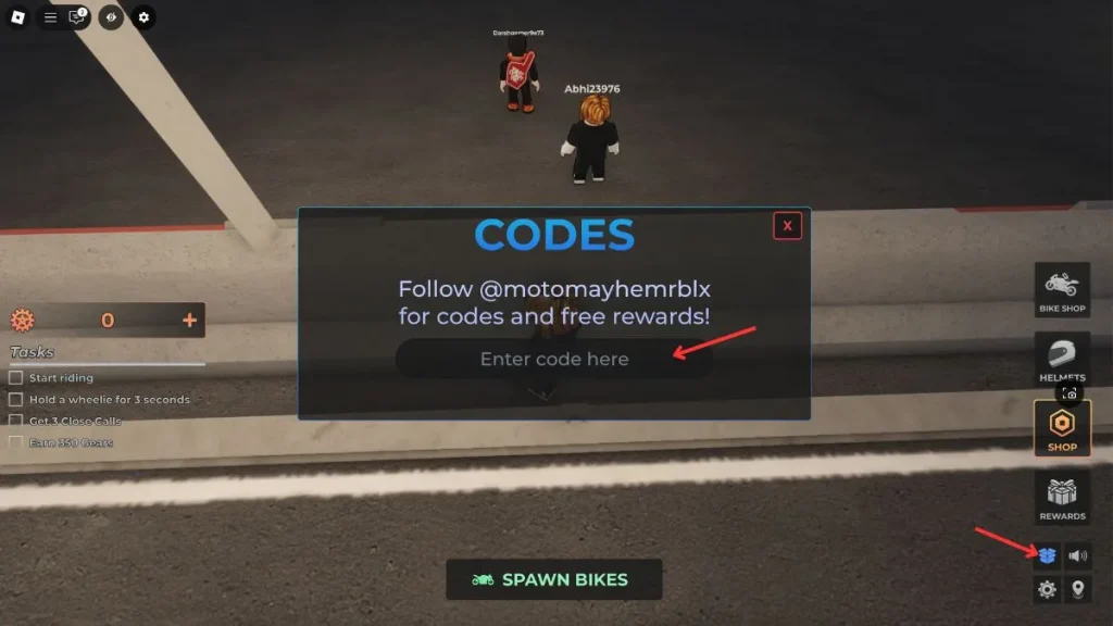 canjear códigos de caos de motocicletas de roblox