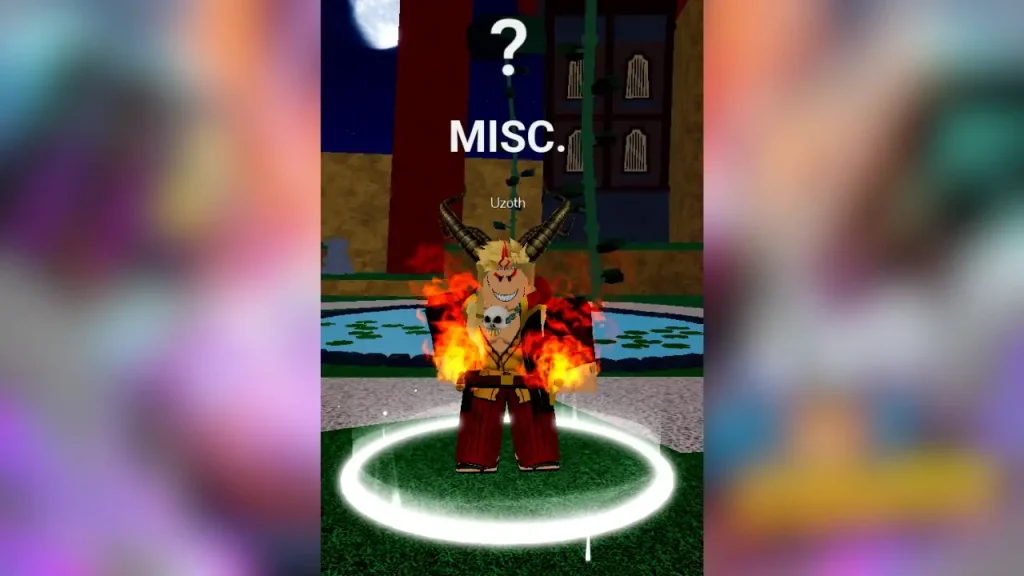 Uzoth NPC Dragon Talon en Blox Fruits
