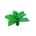 Cultivo de menta crece en un jardín.