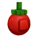 El tomate crece en un jardín.