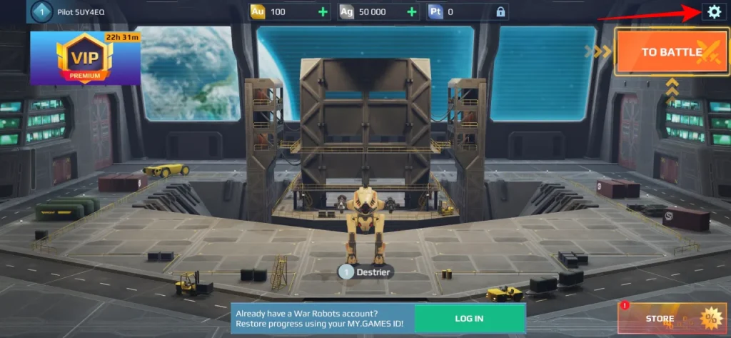 Códigos de robots de guerra