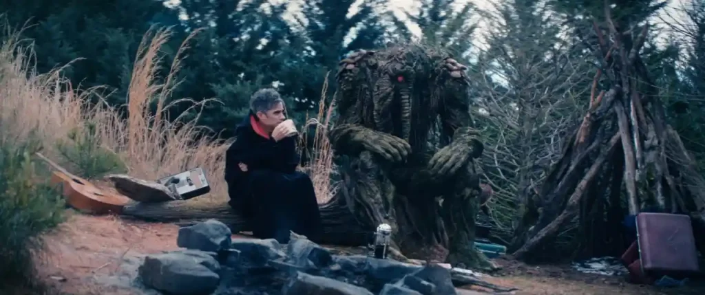 Jack Russel y Man Thing en Hombre lobo de noche
