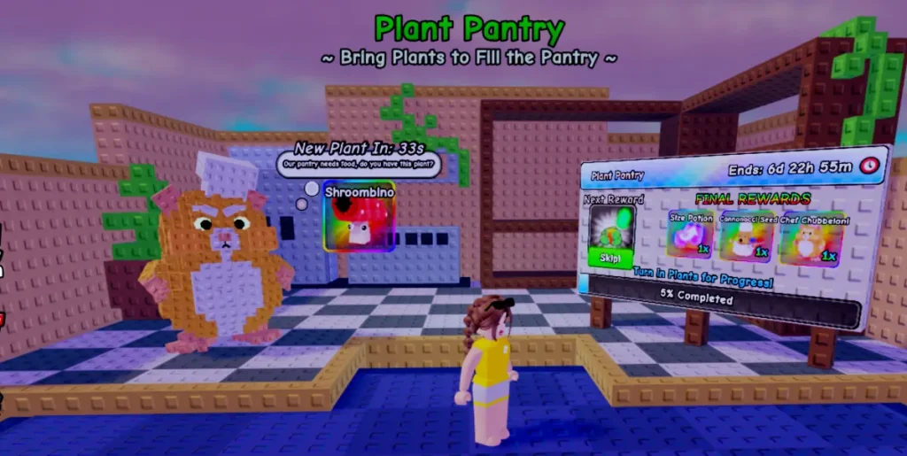 Evento de despensa de plantas Plantas vs Brainrots