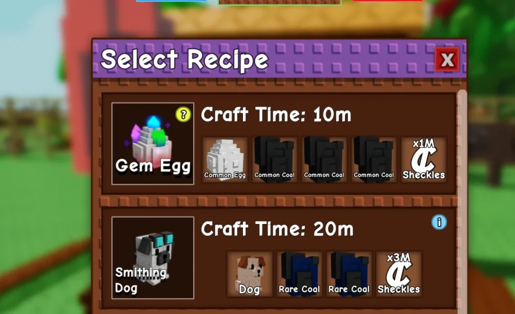 Crea huevos de gemas Haz crecer un jardín