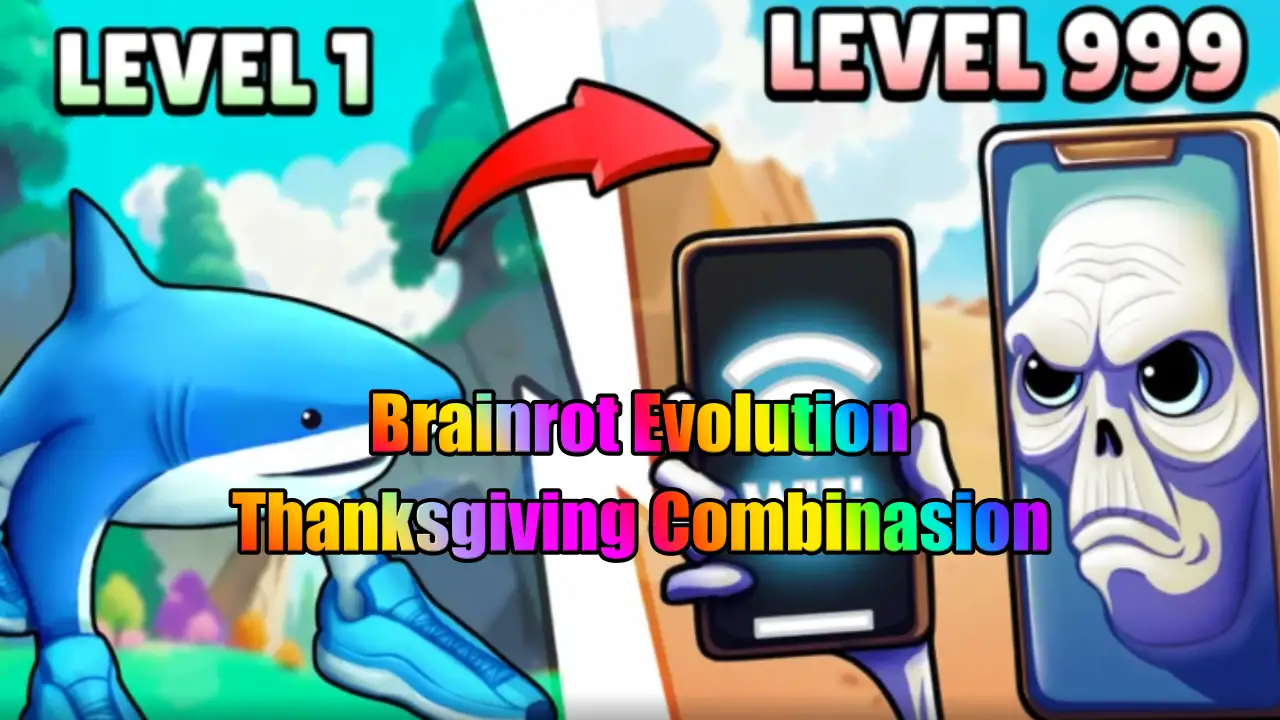 Combinación de Acción de Gracias de Brainrot Evolution