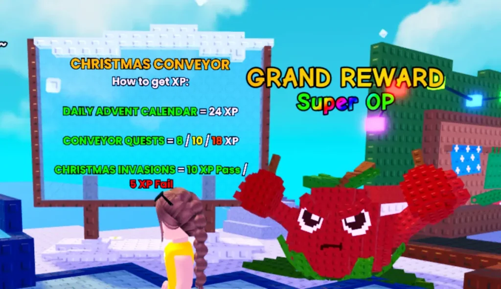 Evento navideño de Plants vs Brainrots