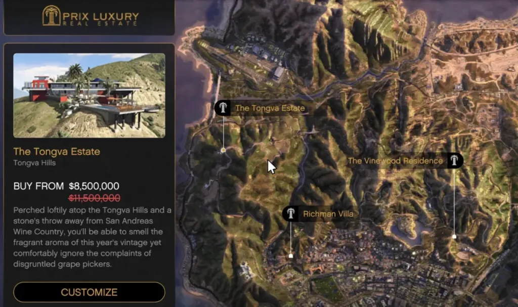 Mansión de GTA Online