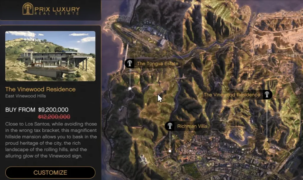 Mansión de GTA Online