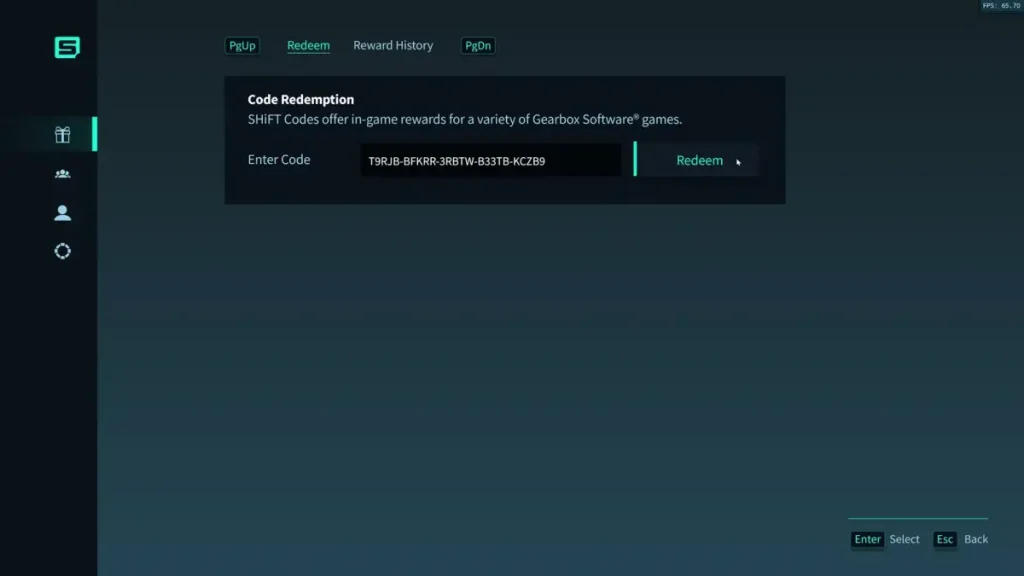 Códigos de turno de Borderlands 4