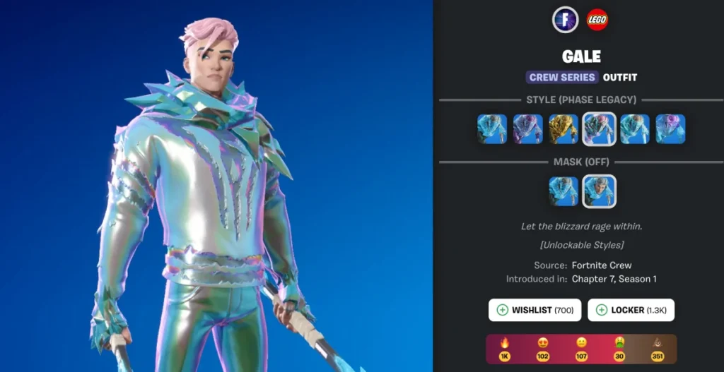 Vendaval Fortnite
