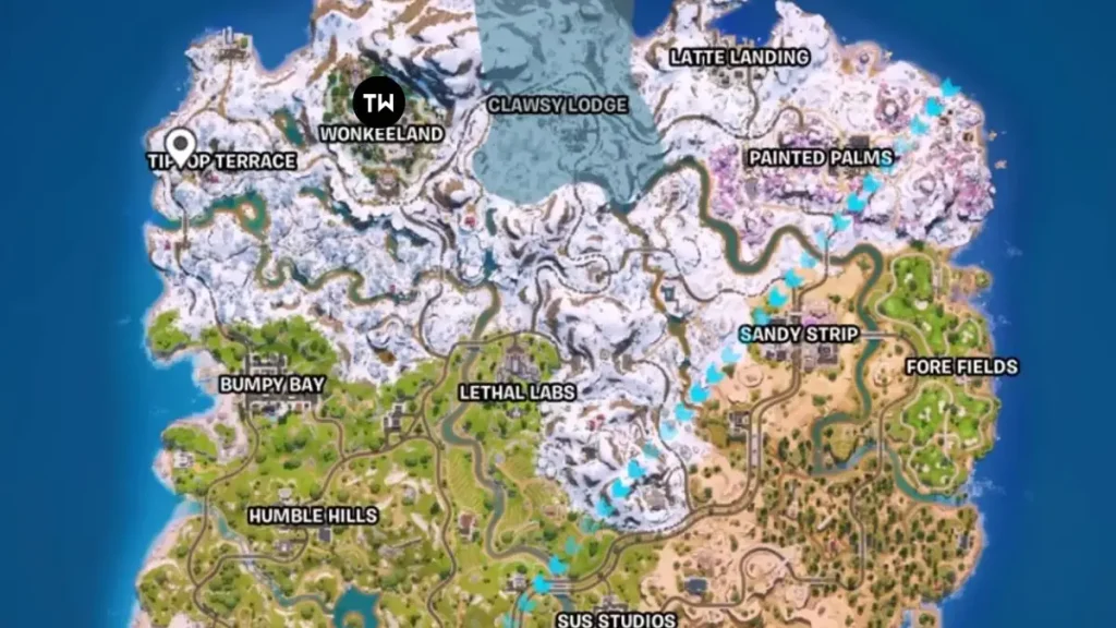 Ubicación de la Vara de la Verdad en Fortnite