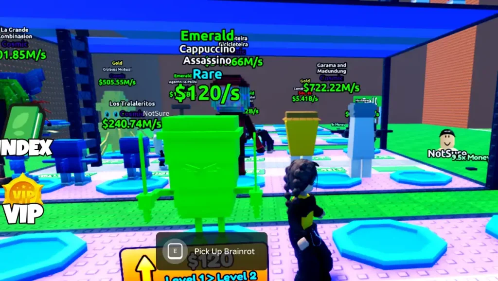 Las mutaciones escapan del tsunami por Brainrots