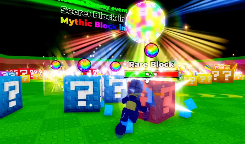 Rompe un rasgo disco de Lucky Block