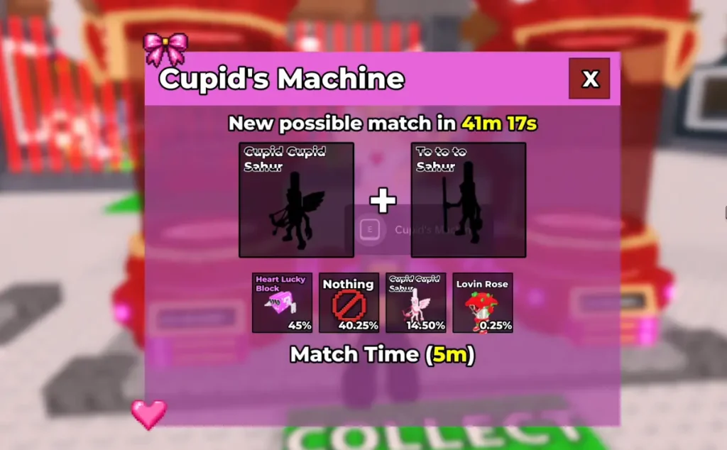 Robar una máquina de Cupido Brainrot
