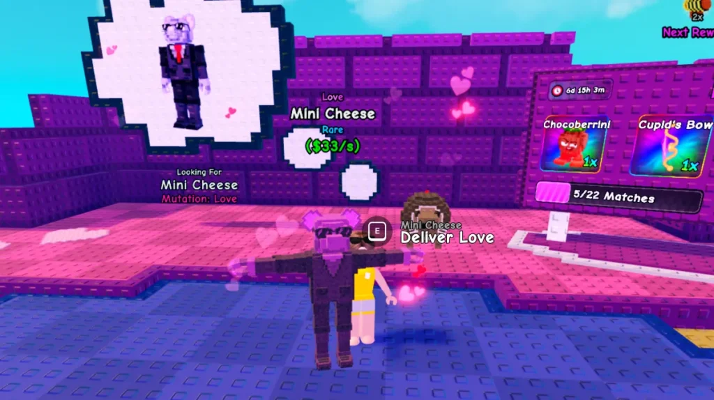 Evento de San Valentín de Plants vs Brainrots