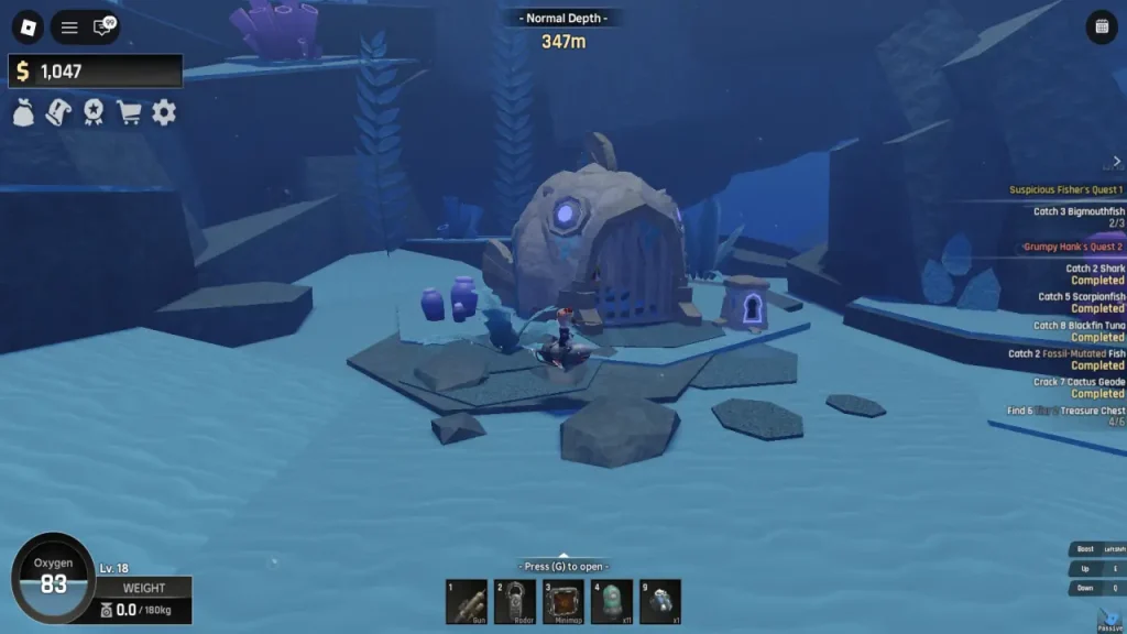 Llaves de las ruinas de los peces del abismo de las raíces espirituales