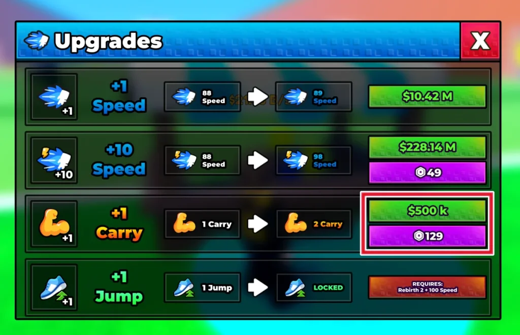Carry Slots Escape Tsunami para Brainrots