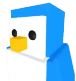 Pieles de pingüino nocaut azul