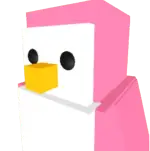 Pieles de pingüino knockout rosa pastel