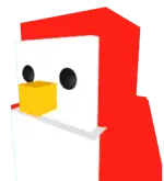 Aspectos de pingüino Knockout rojo neón